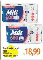 Atacadão Mili - toalha de papel oferta