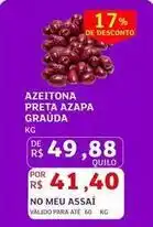 Assaí Atacadista Meu - azeitona preta azapa grauda oferta