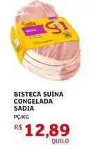 Assaí Atacadista Sadia - bisteca suína congelada oferta