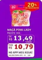 Assaí Atacadista Pink - maçã playa de coco oferta