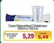 Spani Atacadista Cristalcopo - copo descartável oferta