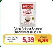 Spani Atacadista Sococo - coco ralado tradicional 100g un oferta
