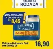 Spani Atacadista Hellmann's - maionese pack com 2x500g un oferta
