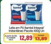 Spani Atacadista Itambé - leite em pó integral/ instantâneo pacote oferta