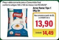 Spani Atacadista Raroz - arroz tipo 1 5kg un oferta
