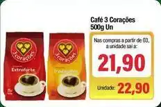 Spani Atacadista 3 corações - café oferta
