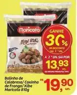 Fort Atacadista Maricota - bolinho de calabresa/ coxinha de frango/ kibe oferta
