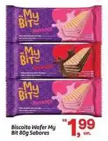 Fort Atacadista Sabores - biscoito wafer my bit oferta