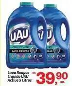 Fort Atacadista Uau - lava roupas líquido active 5 litros oferta