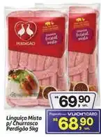 Fort Atacadista Perdigão - linguica mista p/churrasco oferta