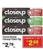 Fort Atacadista Close up - creme dental triple oferta