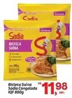 Fort Atacadista Sadia - bisteca suina congelada iqf 800g oferta