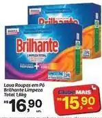 Fort Atacadista Brilhante - lava roupas em pó limpeza total oferta
