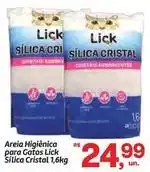 Fort Atacadista Cristal - areia higiènica para gatos lick silica oferta