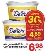 Fort Atacadista Delícia - margarina com ou sem sal oferta