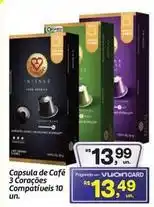 Fort Atacadista 3 corações - capsula de cafe oferta