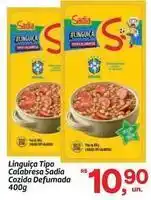 Fort Atacadista Sadia - linguiça tipo calabresa cozida defumada oferta