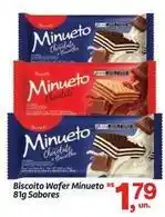 Fort Atacadista Minueto - biscoito wafer oferta