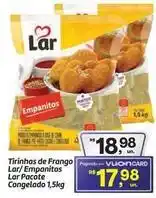 Fort Atacadista Pacote - tirinhas de frango lar/empanitos oferta