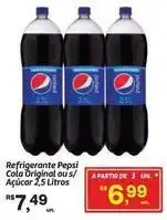 Fort Atacadista Pepsi - refrigerante cola original ou s/ açúcar oferta