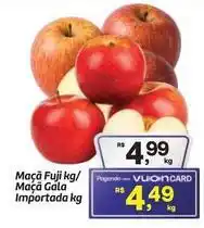 Fort Atacadista Fuji - maçã kg/ maçã gala importada kg oferta