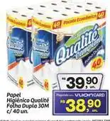 Fort Atacadista Pacote - papel higiênico qualité folha dupla oferta