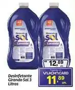 Fort Atacadista Sol - desinfetante girando 3 litros oferta