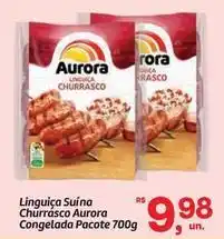Fort Atacadista Aurora - linguiça suína churrasco congelada pacote oferta