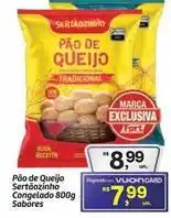 Fort Atacadista Sabores - pão de queijo sertòzinho congelado oferta