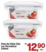 Fort Atacadista Chic - pote de vidro lar hermetico oferta