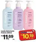 Fort Atacadista Francis - loção hidratante oferta