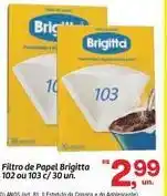 Fort Atacadista Brigitta - filtro de papel oferta