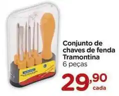 Tramontina - conjunto de chaves de fenda