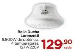 Carrefour Lorenzetti - bella ducha oferta