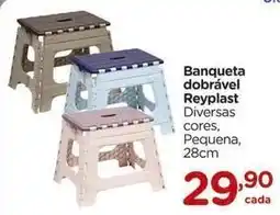 Carrefour Reyplast - banqueta dobrável oferta