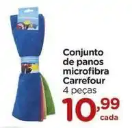 Carrefour Carrefour - conjunto de panos microfibra oferta