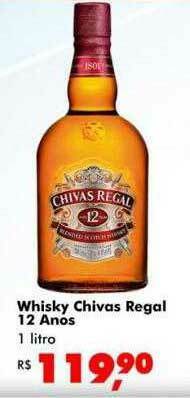 Big Box Whisky Chivas Regal 12 Anos oferta