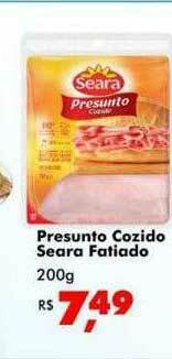 Big Box Presunto Cozido Seara Fatiado oferta