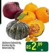 Muffato Abóbora cabotiá kg, ponkón kg ou beterraba kg oferta