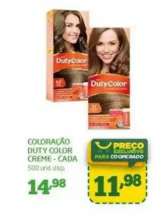Coloração Duty Color Creme - Cada