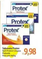Atacadão Protex - sabonete nutri protect/ limpeza profunda oferta