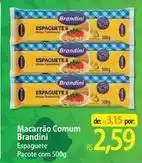 Atacadão Brandini - macarrão comum oferta