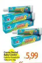 Atacadão Condor - creme dental baby oferta
