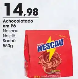 Zaffari Achocolatado em Pó Nescau Nestlé Sachê oferta