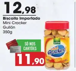 Zaffari Biscoito Importado Mini Cracker Gullón oferta