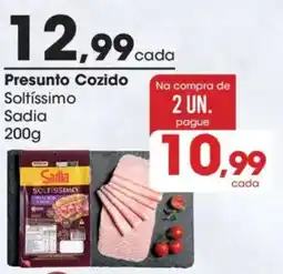 Zaffari Presunto Cozido Soltíssimo Sadia oferta