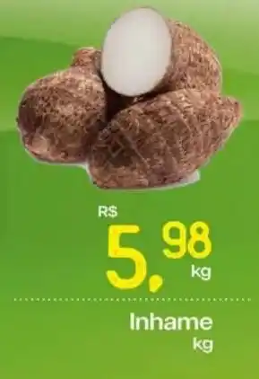 Cometa Supermercados Inhame oferta