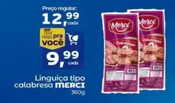 Cometa Supermercados Linguiça tipo calabresa MERCI oferta