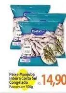 Atacadão Costa sul - peixe manjuba inteira congelado oferta