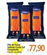 Atacadão Costa sul - filé de peixe salmao sul congelado oferta